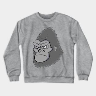 Grey Gorilla Crewneck Sweatshirt